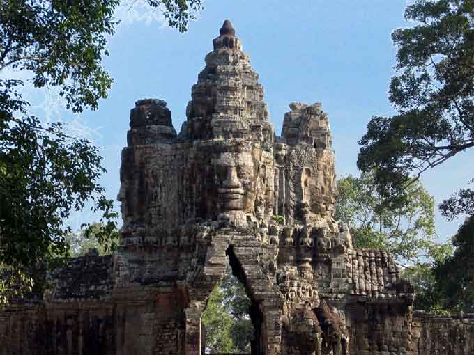 Angkor Thom Cambodge temple d'Angkor