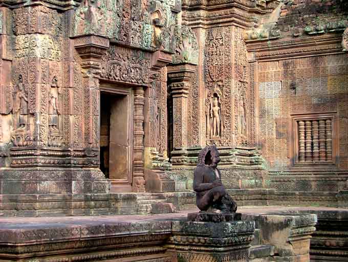 Banteay Srey Cambodge temple d'Angkor - Banteay Srey