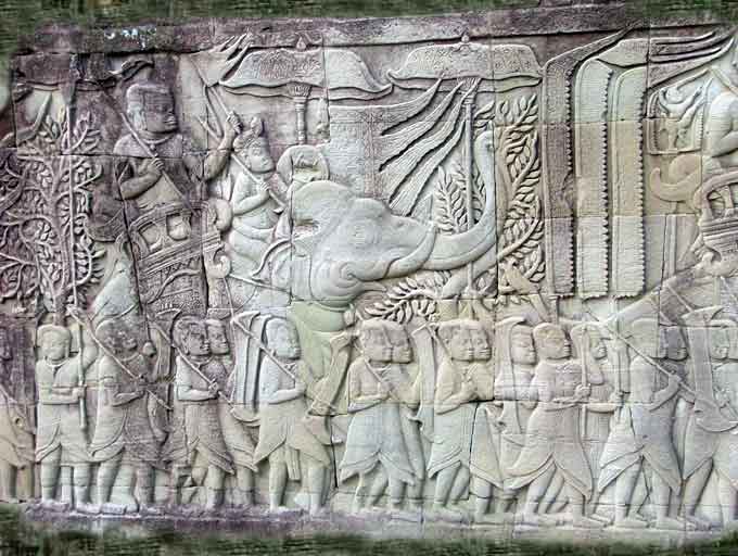 Bayon Cambodge temple d'Angkor - Bayon