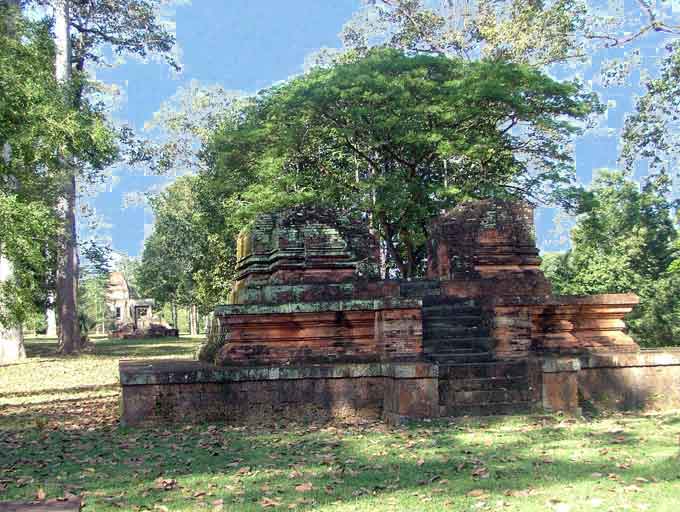 Prasat Bei Cambodge temple d'Angkor