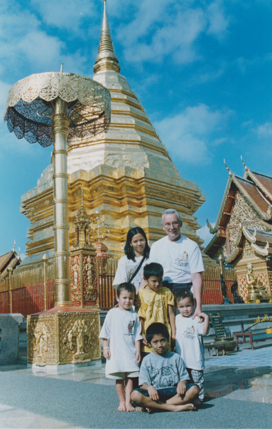La famille débarque à Chiang May, début de l'aventure...